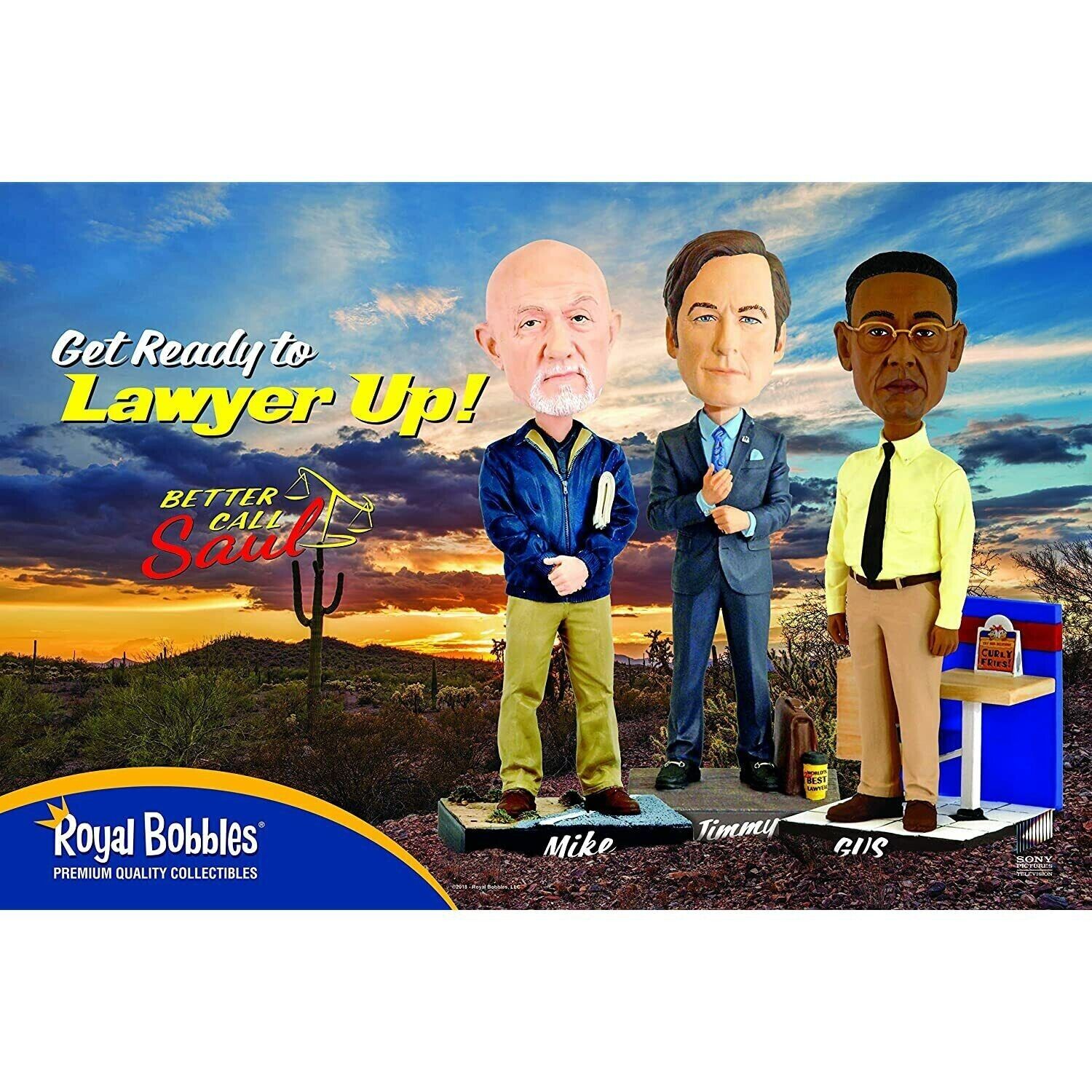 Royal Bobbles Better Call Saul Gus Fring Bobblehead NEW