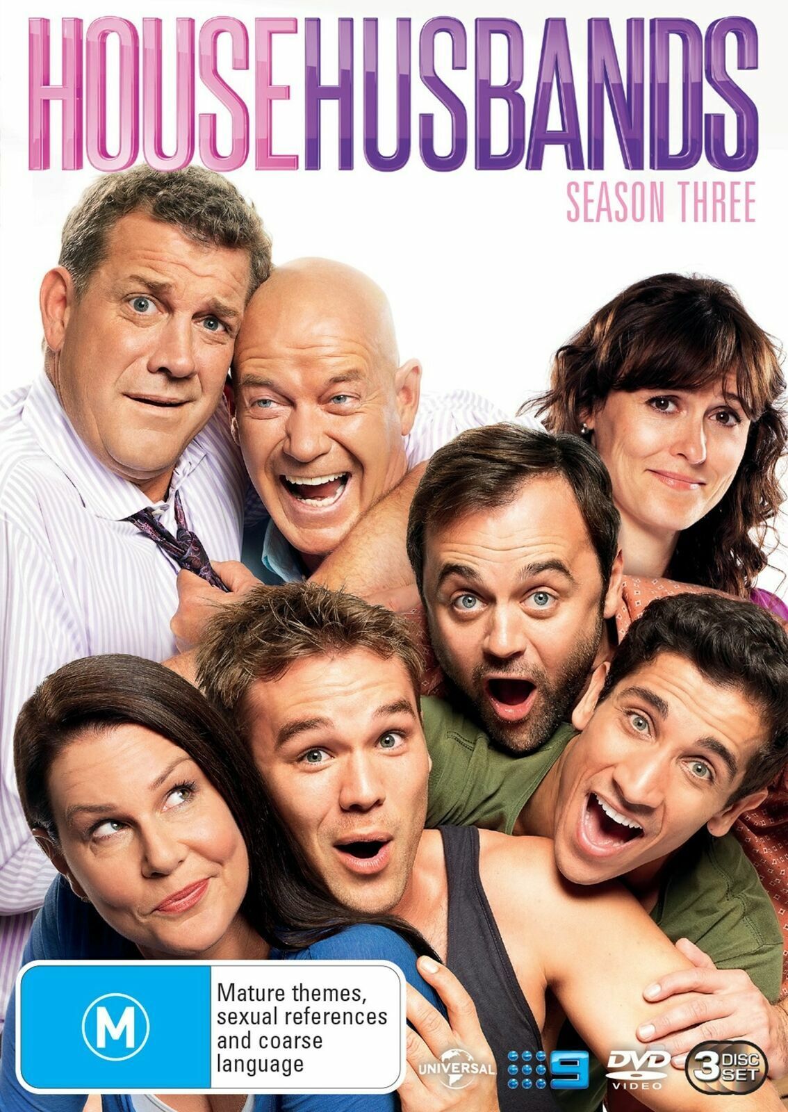 House Husbands Season 3  (DVD,3 Disc Set) Region 4 NEW+SEALED 