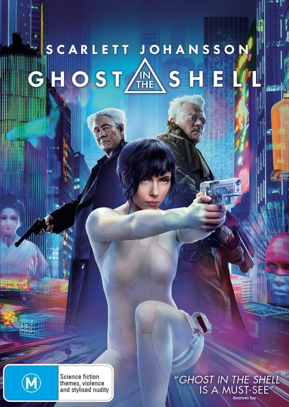 Ghost In The Shell (DVD,2017) Region 4 - Scarlett Johansson - NEW+SEALED