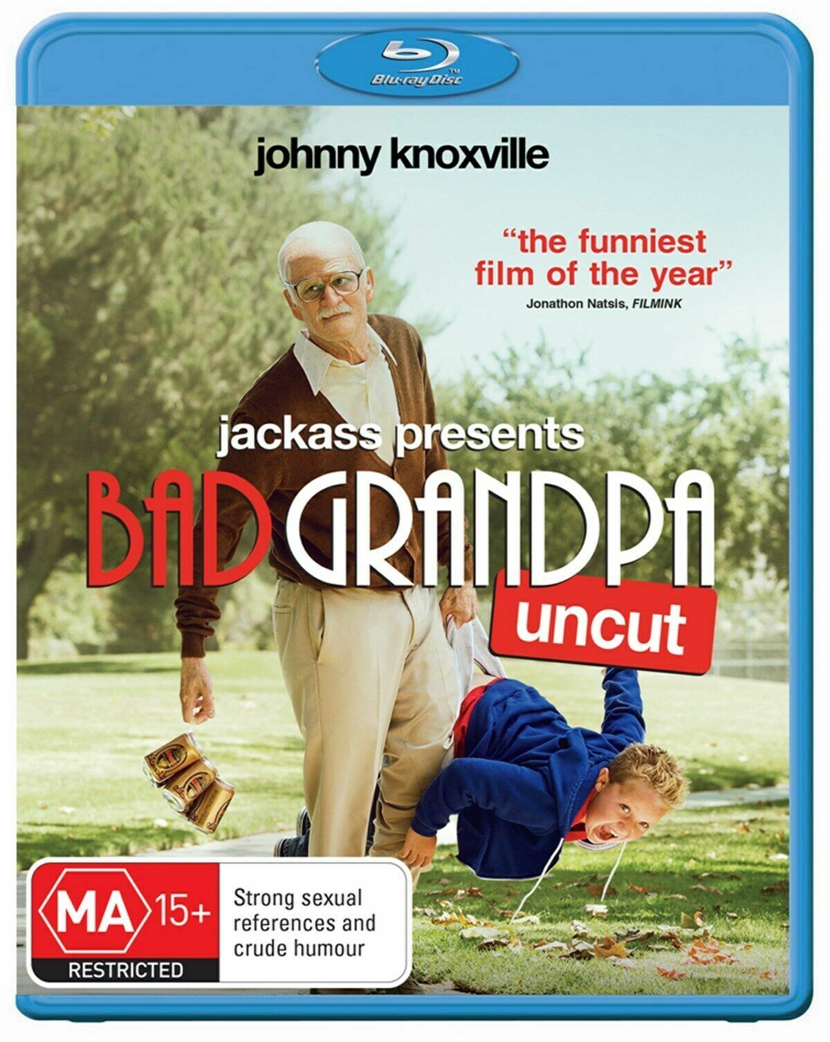 Jackass Presents Bad Grandpa (Blu-ray,2014)  Region B - NEW+SEALED 