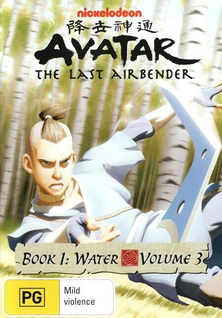 Avatar The Last Airbender Book 1 Water Volume 3 DVD Region 4 NEW+SEALED 