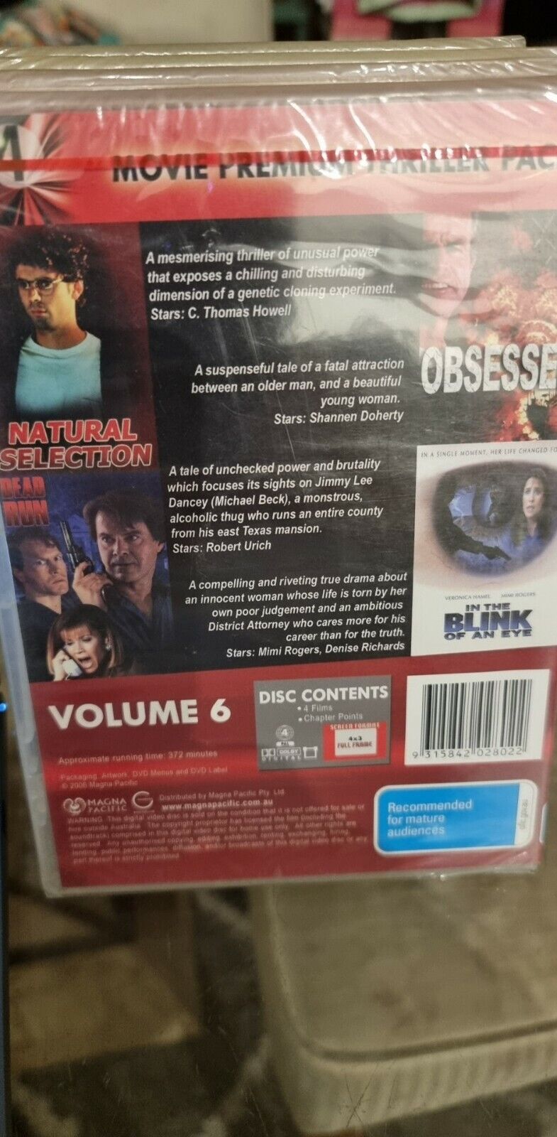 4 Movie Premium Pack : Vol 6 (DVD, 2006) Region 4 - NEW+SEALED