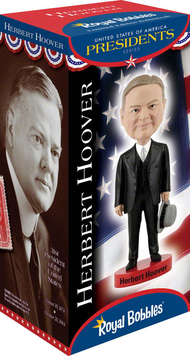 Bobblehead Herbert Hoover Version 2 8' - NEW 