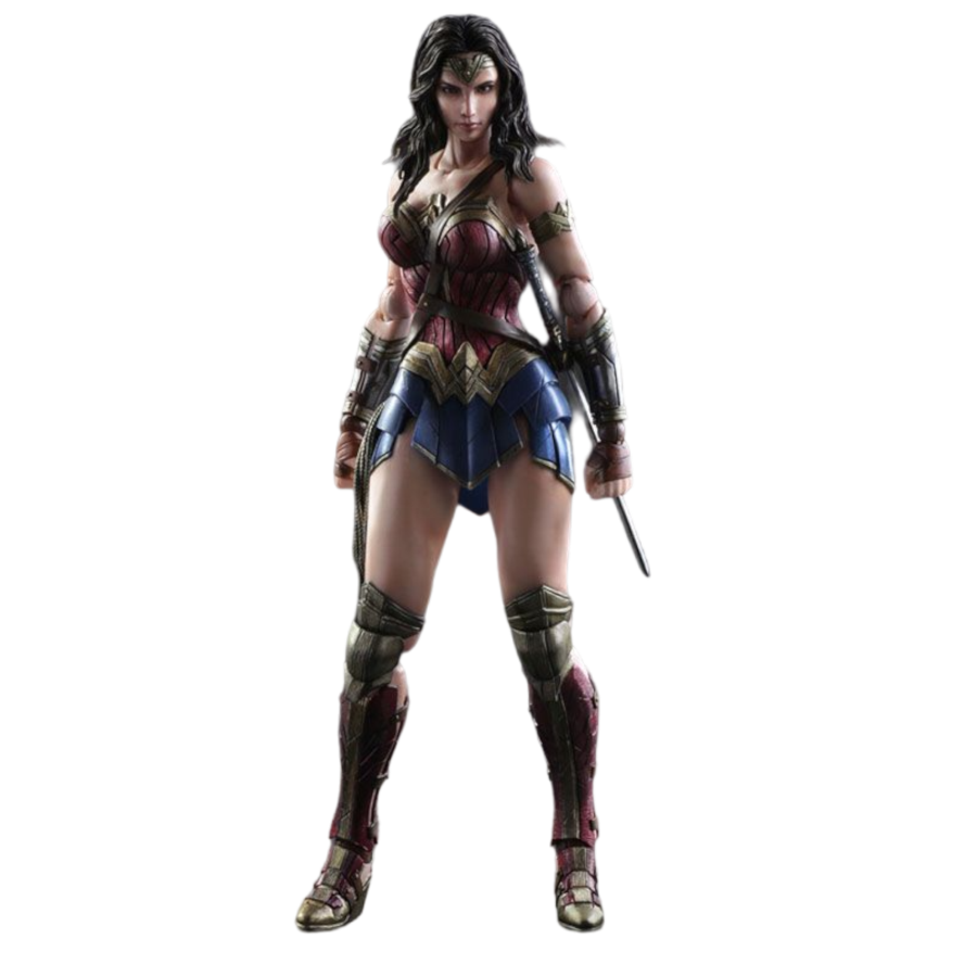 Batman v Superman: Dawn of Justice - Wonder Woman Play Arts Action Figure - NEW