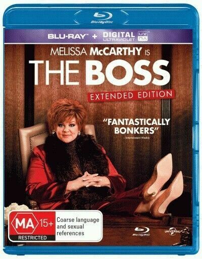 The Boss Blu-ray | Extended Edition | Melissa McCarthy Region Free - NEW+SEALED