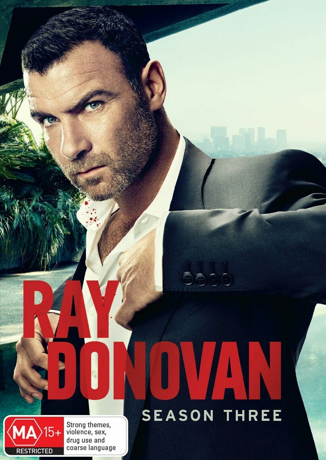 Ray Donovan Season 3 (DVD, 3 Disc Set)  Region 4 NEW+SEALED 