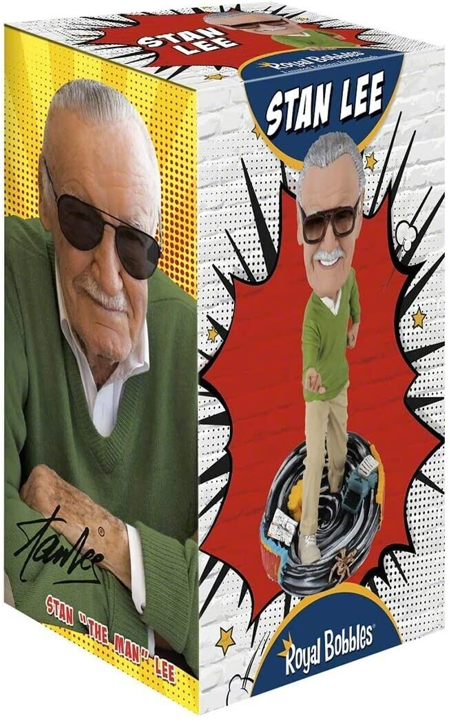 Royal Bobbles-Stan Lee Bobble Head- NEW - Just Arrived