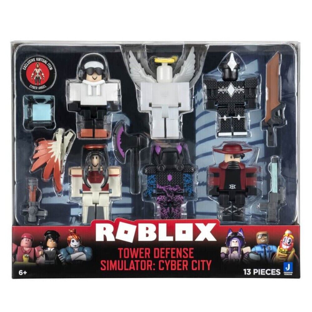 Roblox Tower Defense Simulator: Cyber City Wave 11 Figure Multipack