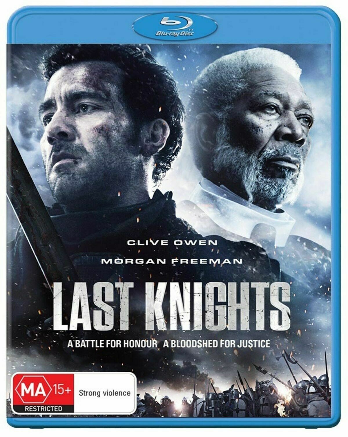 The Last Knights (Blu-ray,2015) Region B NEW+SEALED 