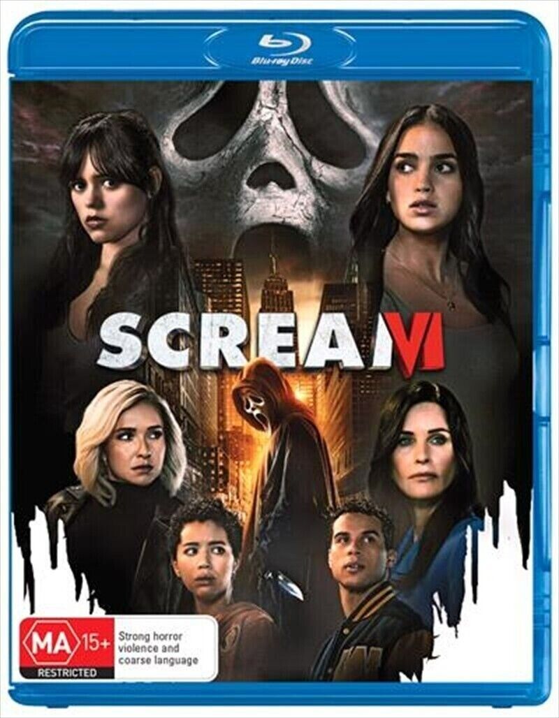 Scream 6 VI (Blu-Ray, 2023) - Region B - NEW+SEALED