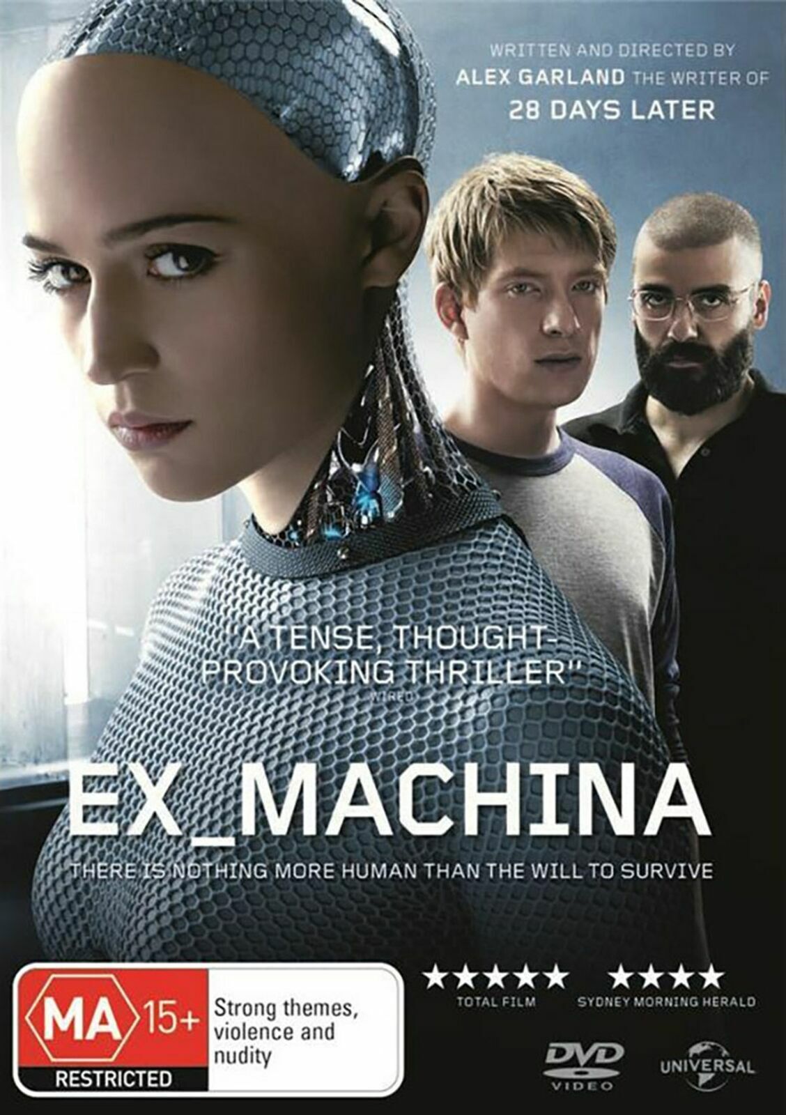 Ex Machina (DVD,2014)  Region 2,4 NEW+SEALED