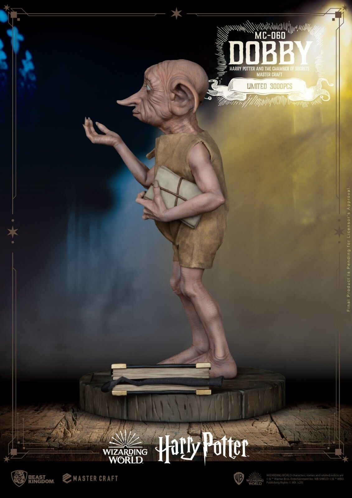 Harry Potter and the Chamber of Secrets Master Craft Dobby Limited Edition NEW