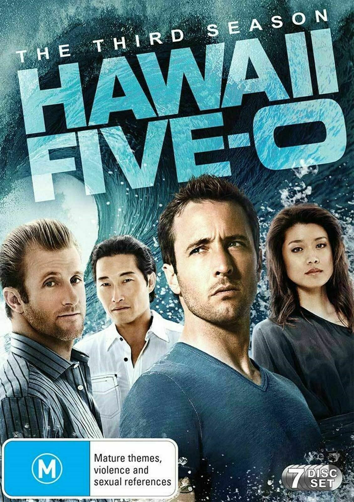 HAWAII FIVE-O (COMPLETE SEASON 3 - (7 Disc Set,DVD) Region 4 NEW+SEALED 