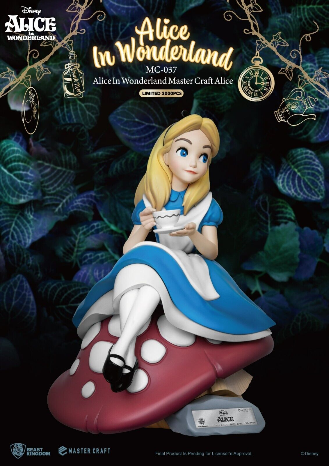 Beast Kingdom Master Craft Alice in Wonderland Alice MC037 Limited Edition 3000W