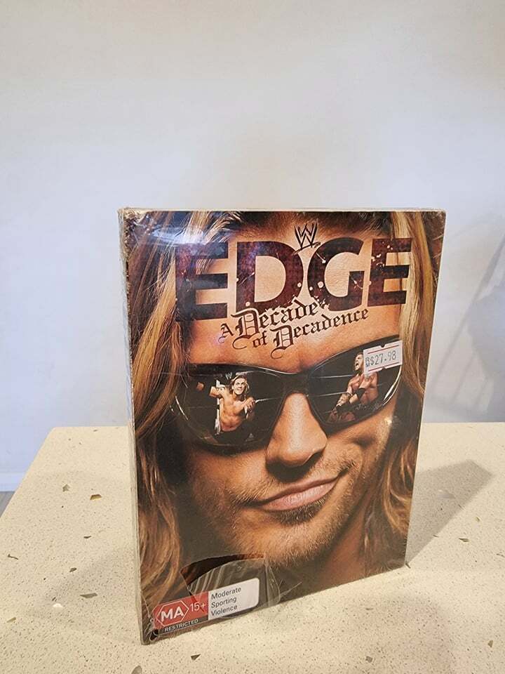 WWE Edge - A Decade of Decadence (DVD, 2009, 3-Disc Set) Boxset -NEW+SEALED