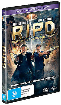 R.I.P.D.Rest In Peace Department -DVD+UV Jeff Bridges,Ryan Reynolds -NEW+SEALED 