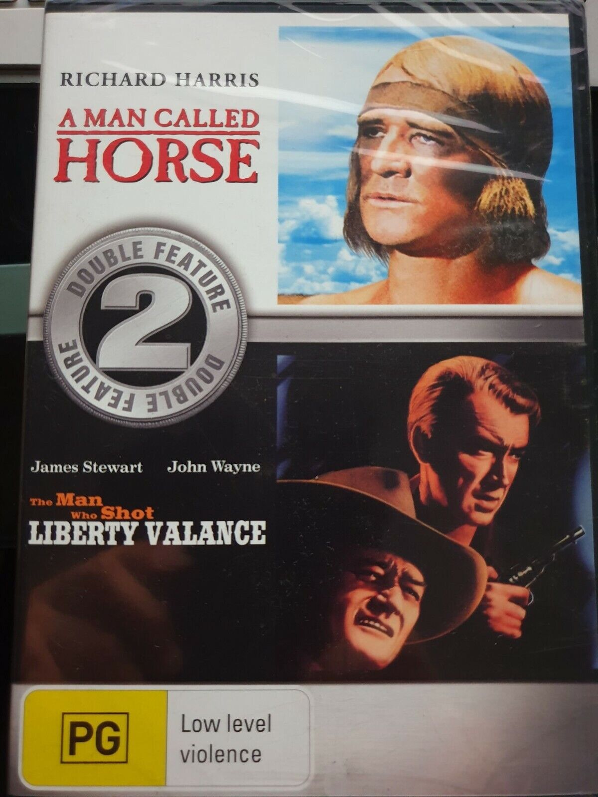 A Man Called Horse / Man Who Shot Liberty Valance, The 2-D(DVD, 2007) NEW+SEALED