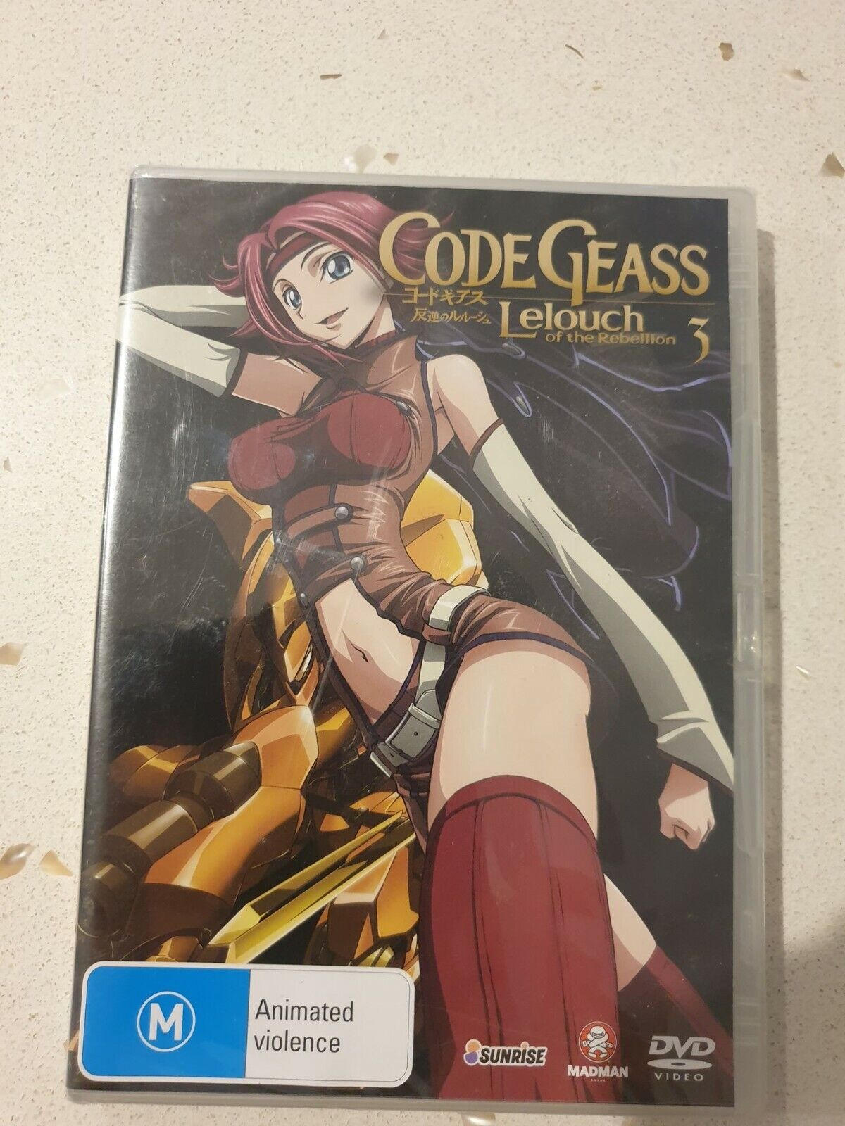 Code Geass Lelouch Of The Rebellion 3 (DVD,2006) NEW+SEALED RARE 