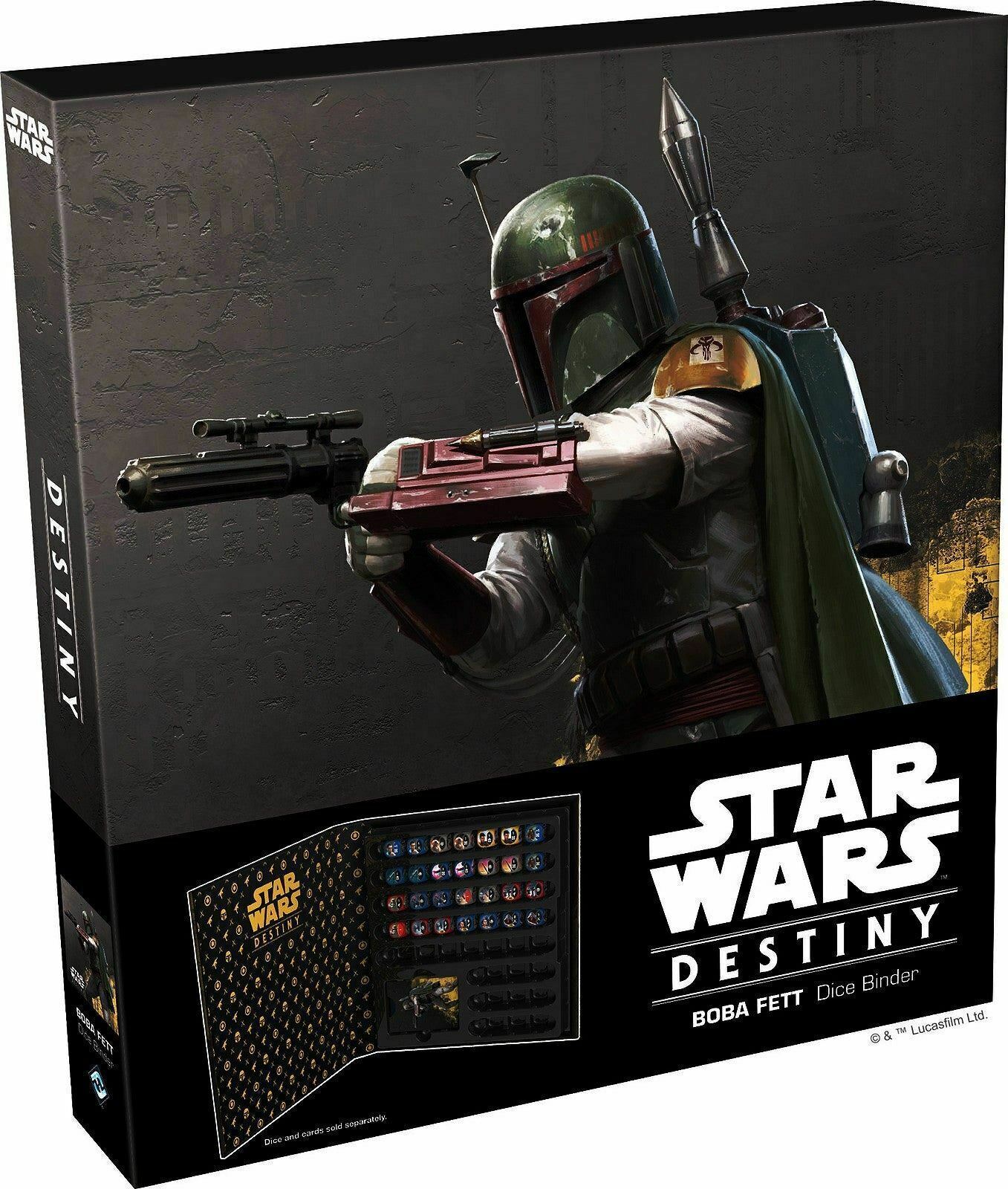 Star Wars Destiny Boba Fett Dice Binder - NEW