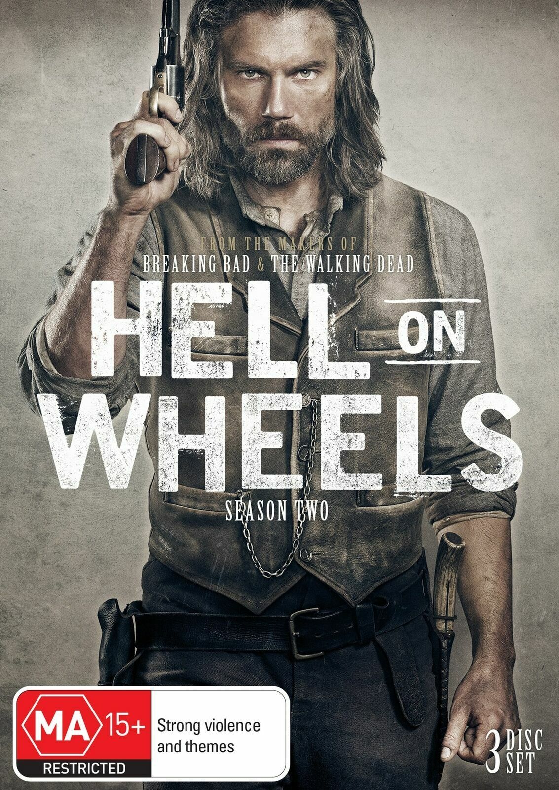 Hell On Wheels The Complete Season 2 - Region 4 - NEW+SEALED 