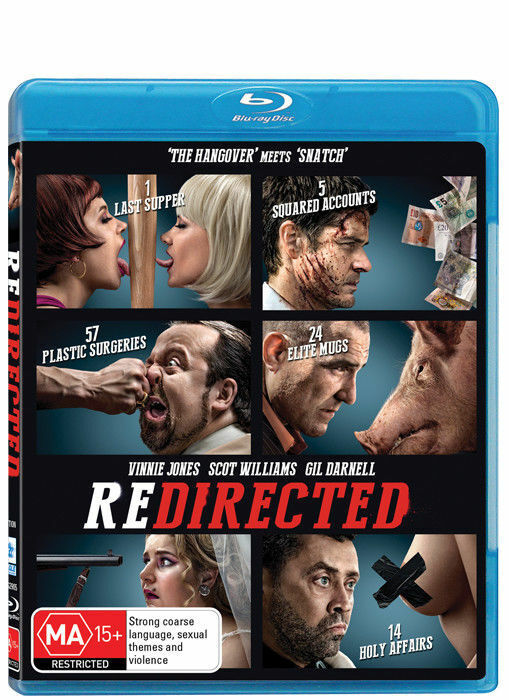 Redirected (Blu-ray, 2015) Vinnie Jones - Region B - NEW+SEALED