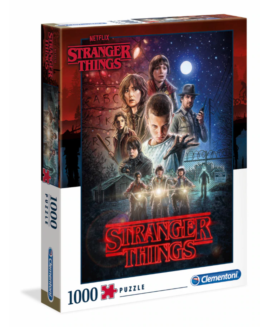 Clementoni Puzzle Netflix Stranger Things Season One Puzzle 1,000 pieces NEW