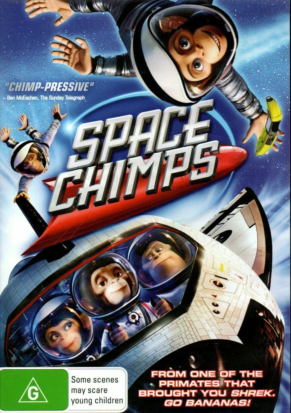 SPACE CHIMPS - (DVD,2008) CHIMP-PRESSIVE - Region 4 - NEW+SEALED 