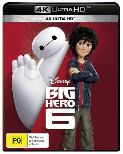 BIG HERO 6 (4K UHD) (2019 BLURAY) - Region B - NEW+SEALED