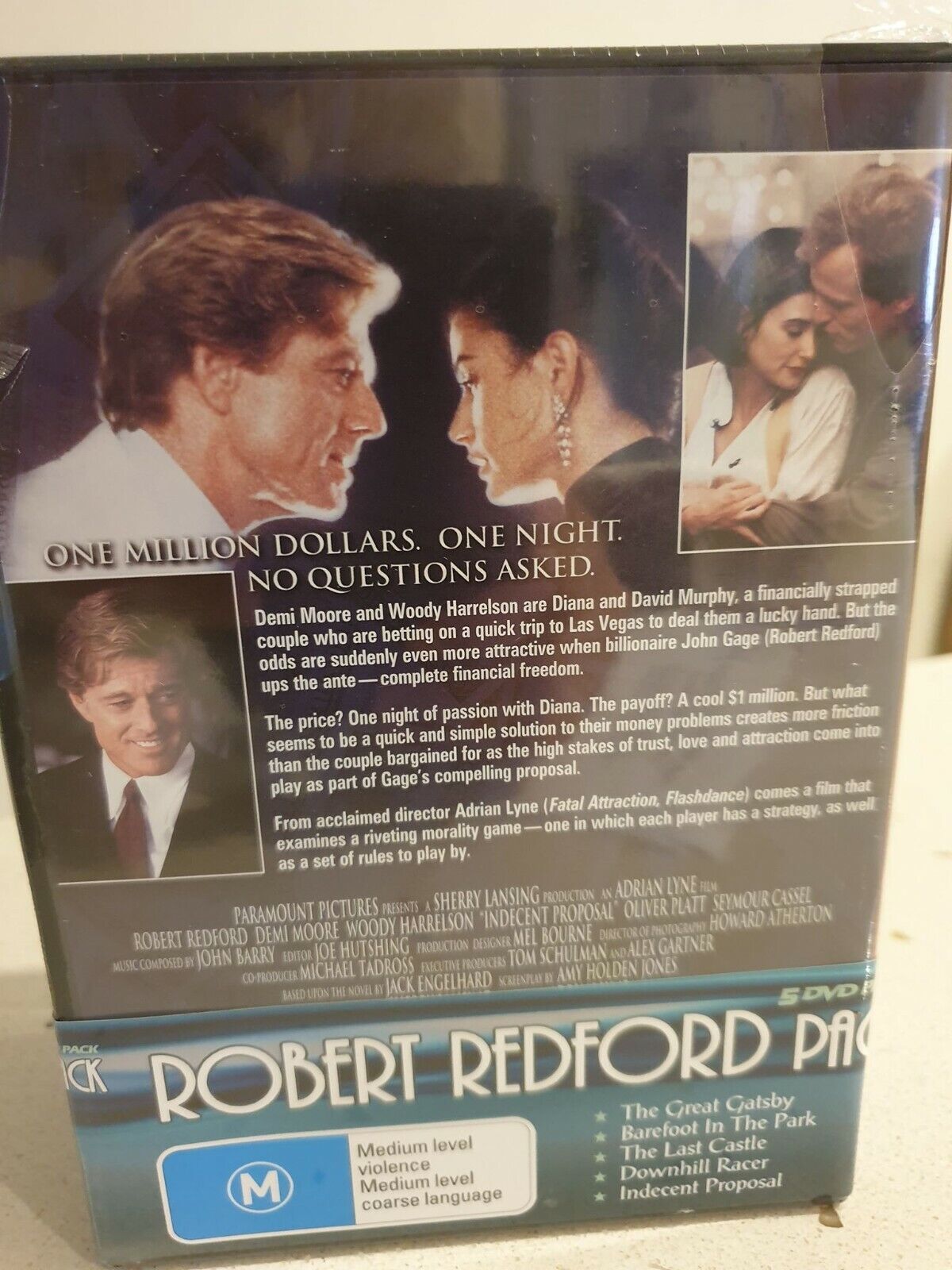 ROBERT REDFORD (5 DVD collection) - Indecent Proposal/Last Castle NEW+SEALED