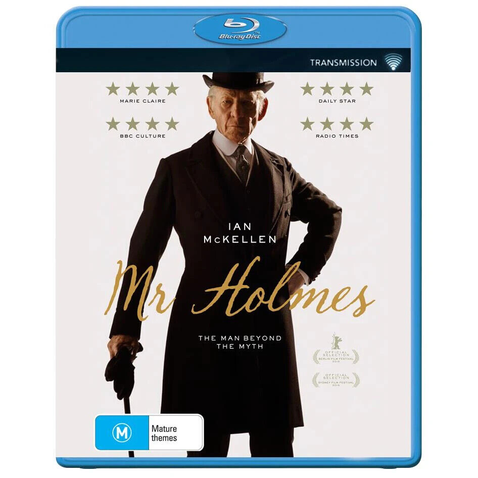 Mr Holmes (Blu-ray,2015) Region B - NEW+SEALED