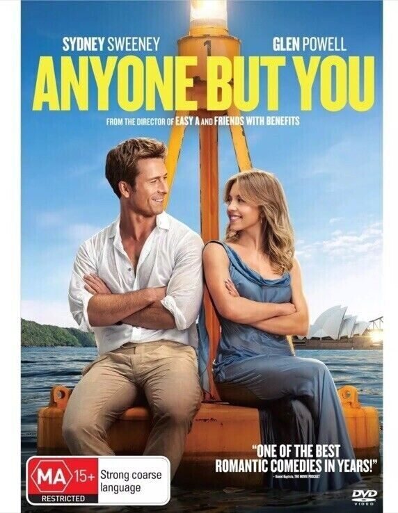 Anyone But You DVD,2024 Region 4 NEW SEALED