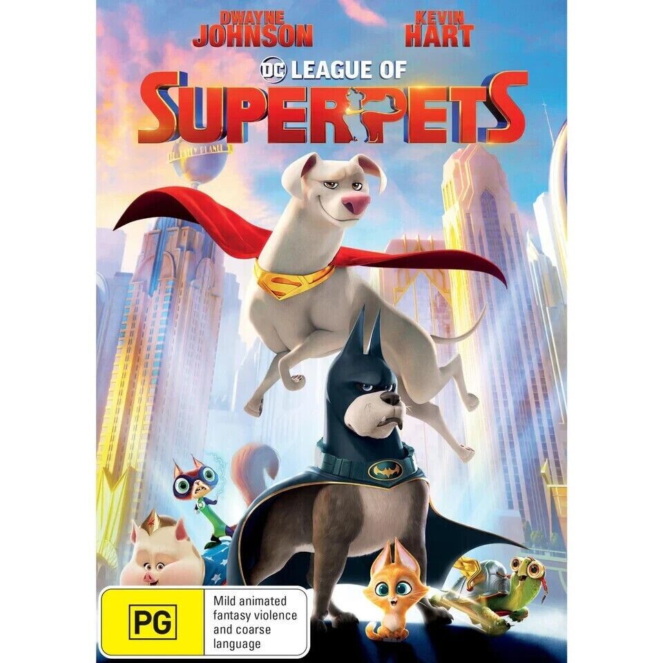 DC League Of Super Pets (DVD, 2022) NEW+SEALED