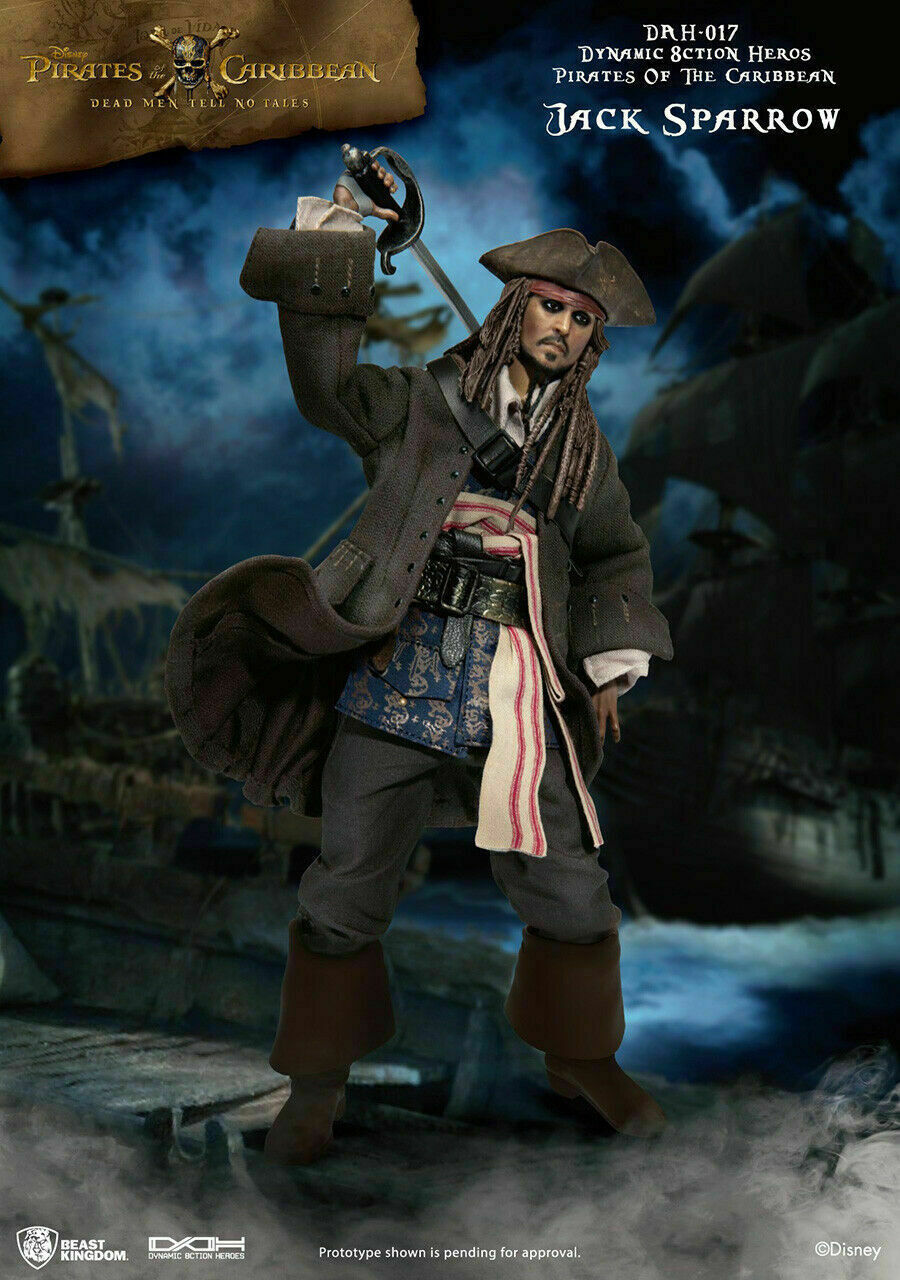 Beast Kingdom DAH-017 Pirate Of The Caribbean Captain Jack Sparrow 8