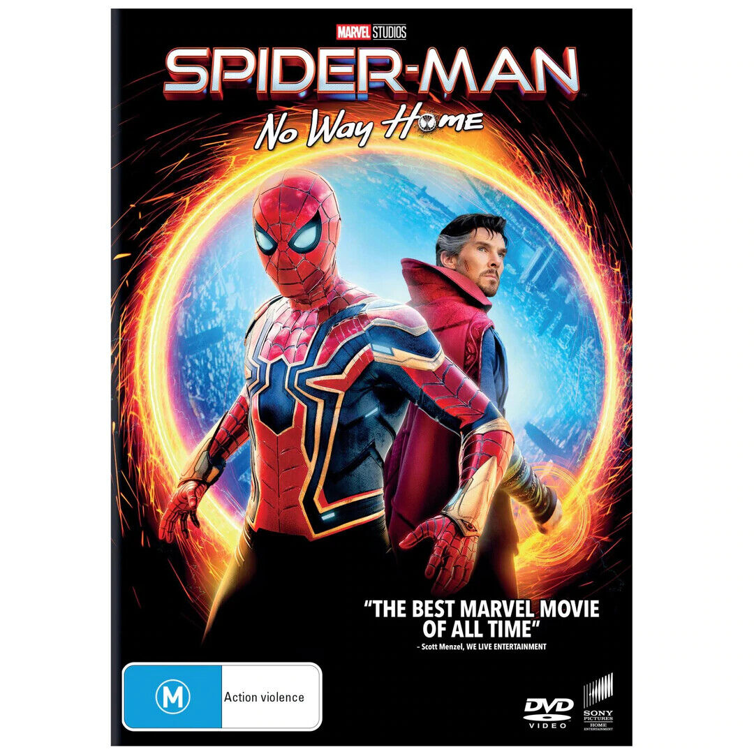 Spider-Man: No Way Home (DVD,2021) Region 4 - NEW+SEALED