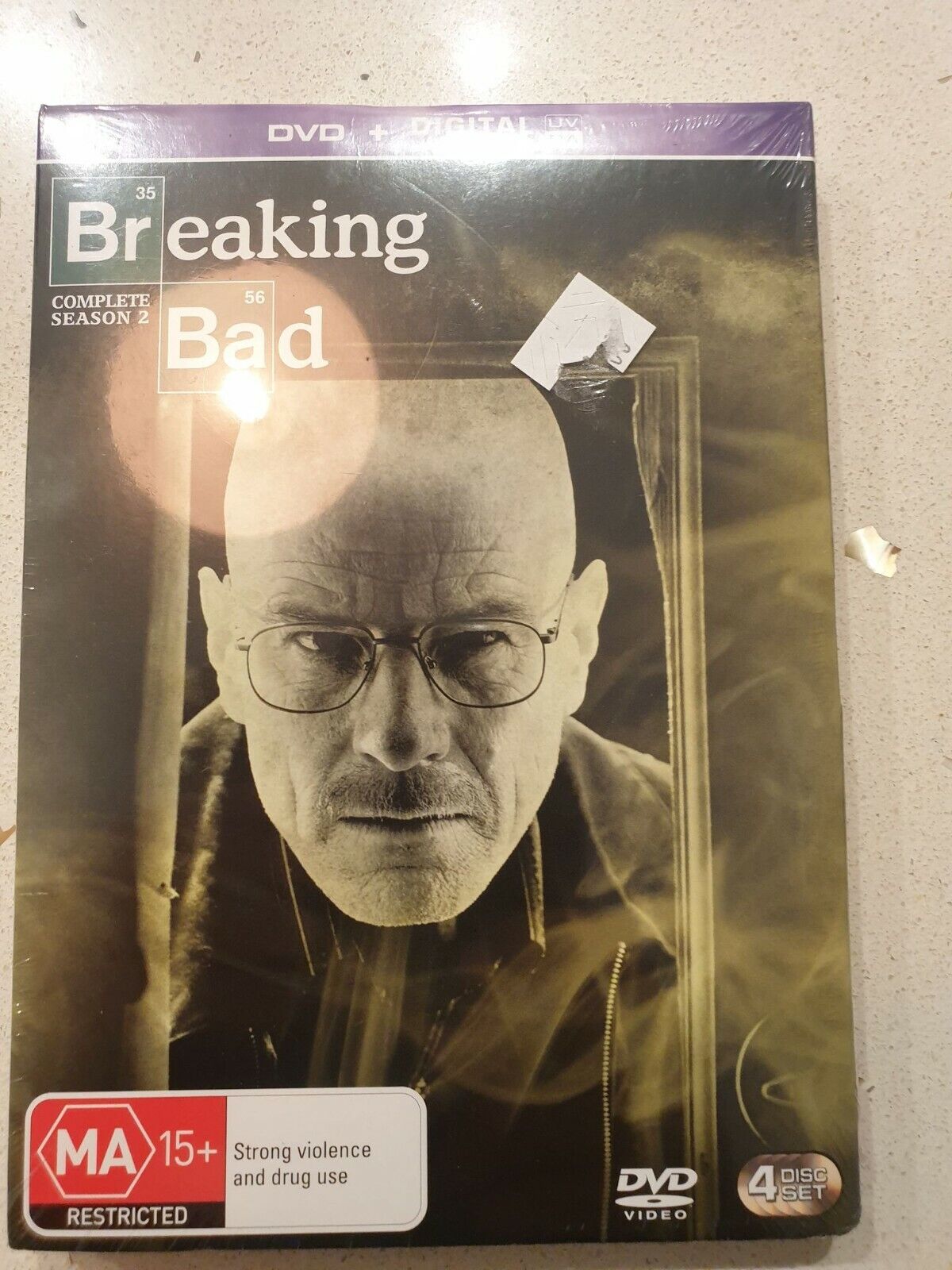 Breaking Bad : Season 2 (DVD, Digital UV  2014, 4-Disc Set) NEW+SEALED 