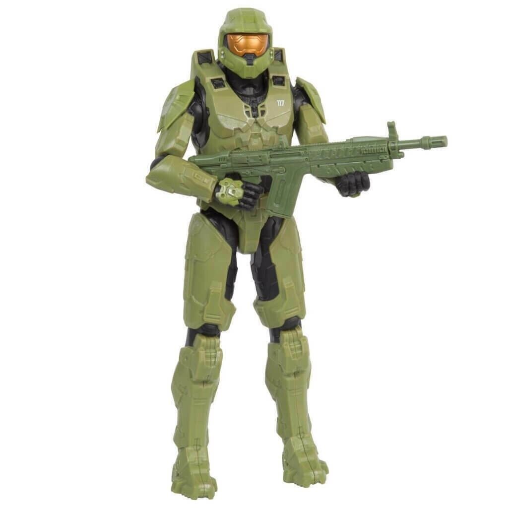 HALO Infinite World of Halo Master Chief w/ Commando Rifle Action Figure 12