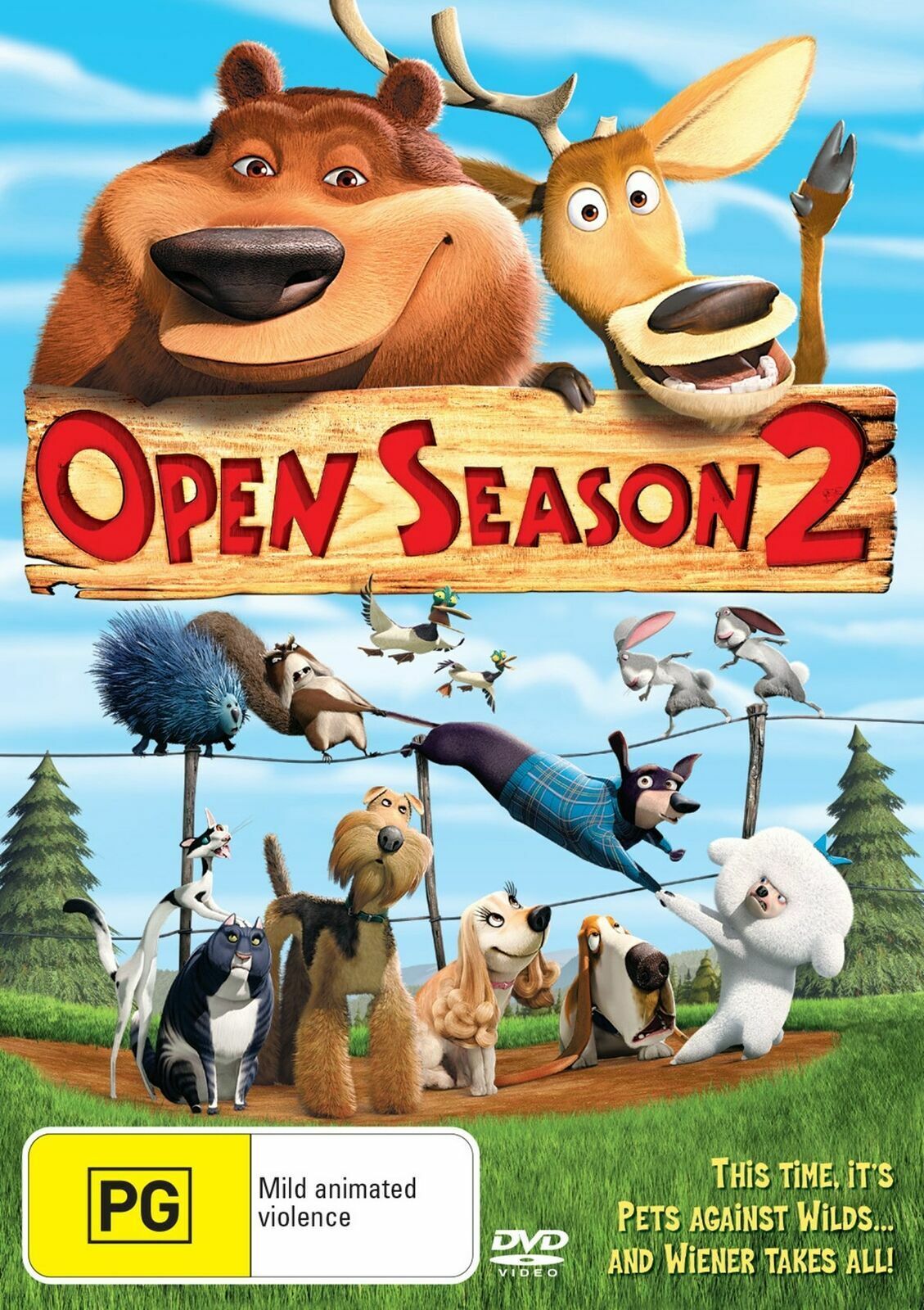 Open Season 2 (DVD,2008) (Region 4 Australia) NEW+SEALED 