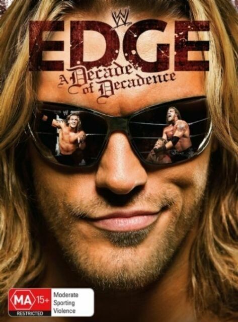 WWE Edge - A Decade of Decadence (DVD, 2009, 3-Disc Set) Boxset -NEW+SEALED