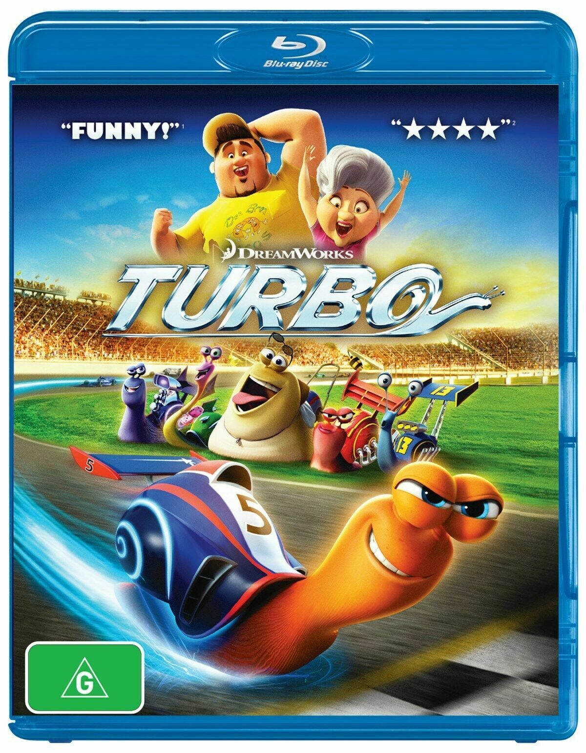 Turbo (Blu-ray,2014) Region B NEW+