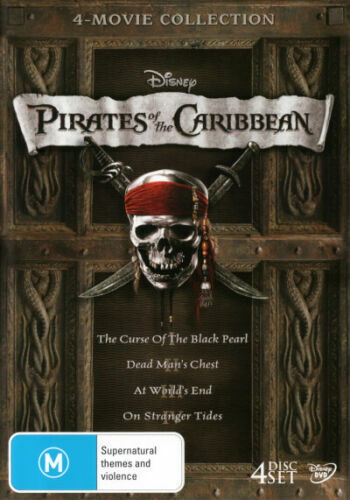 PIRATES OF THE CARIBBEAN: 4-MOVIE COLLECTION (THE CURSE OF THE BLACK [NEW DVD]