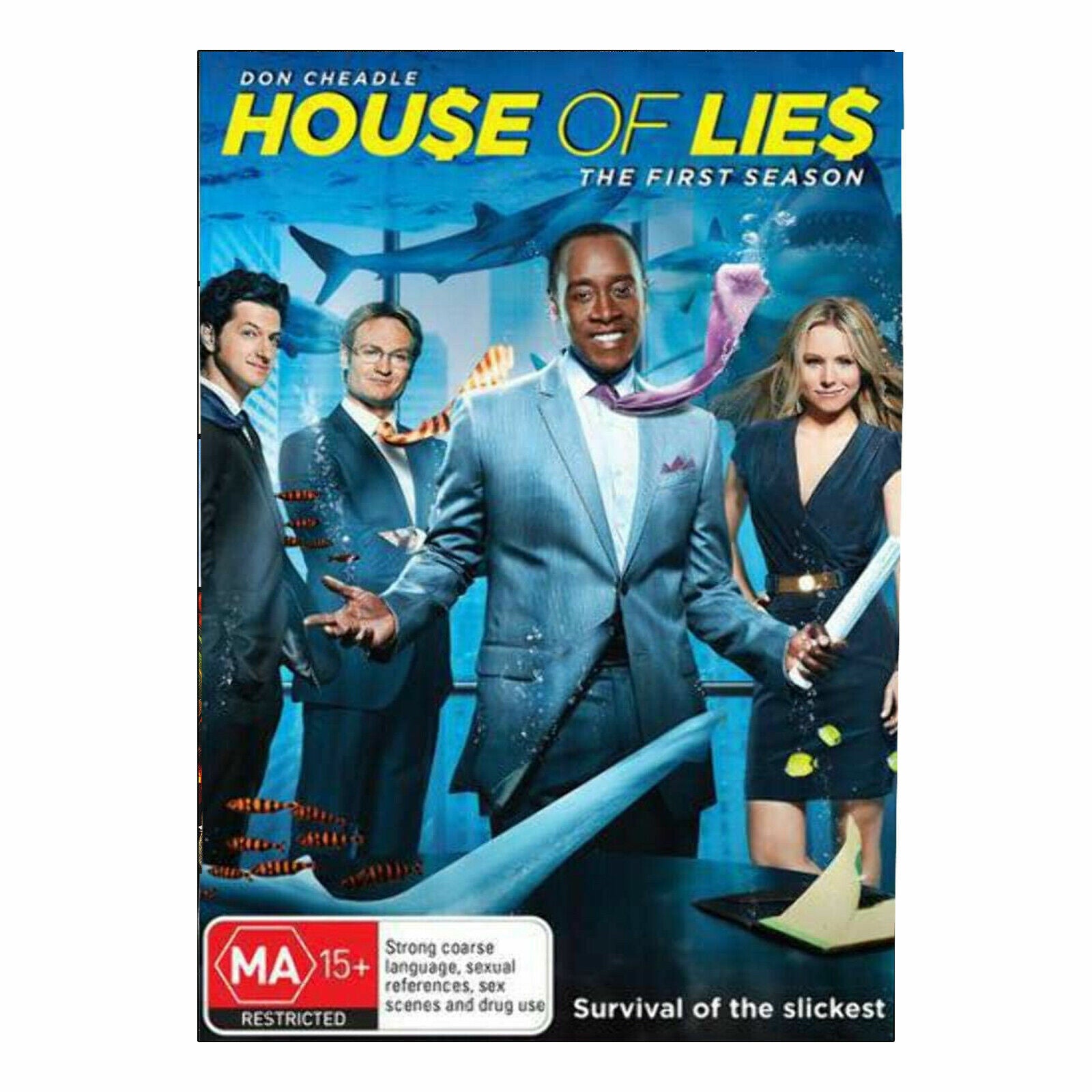 House of Lies Season 1 DVD (2 Disc Set) New Region 4 - Don Cheadle - NEW+SEALED 