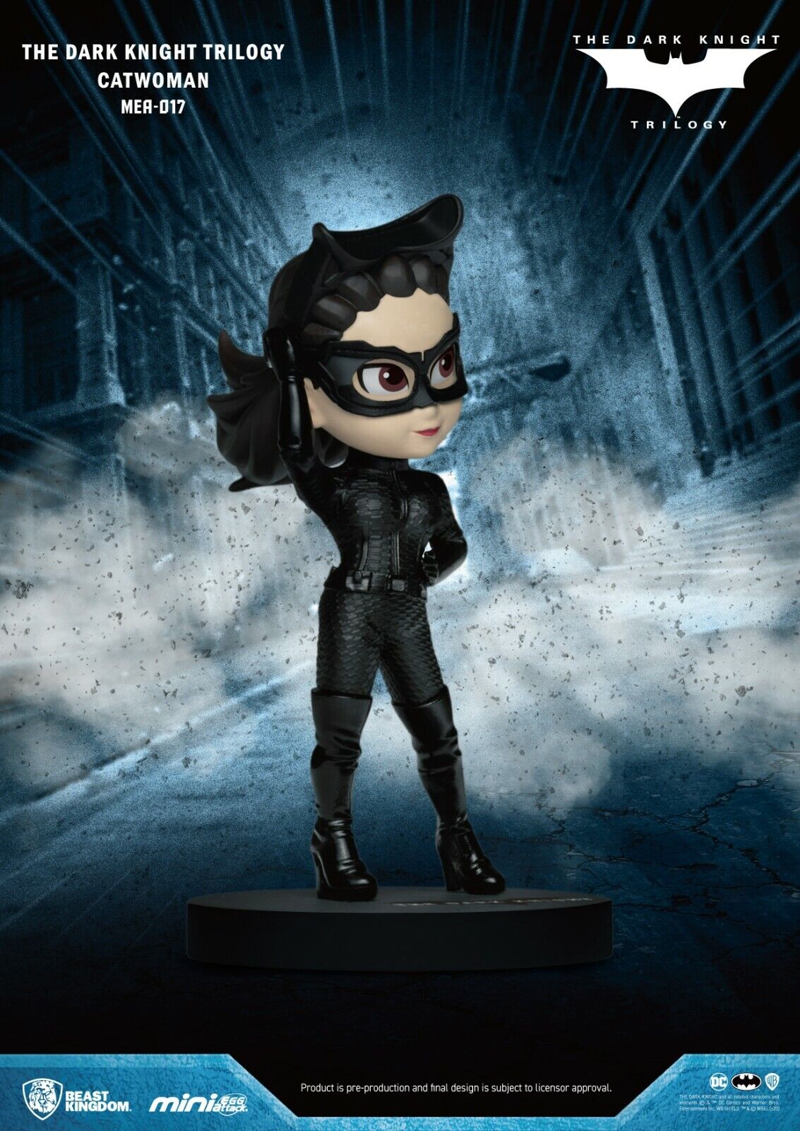 Dark Knight Trilogy Mini Egg Attack Figure Catwoman 8 cm - NEW