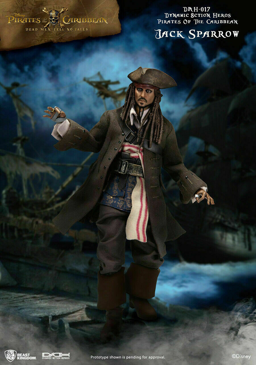 Beast Kingdom DAH-017 Pirate Of The Caribbean Captain Jack Sparrow 8