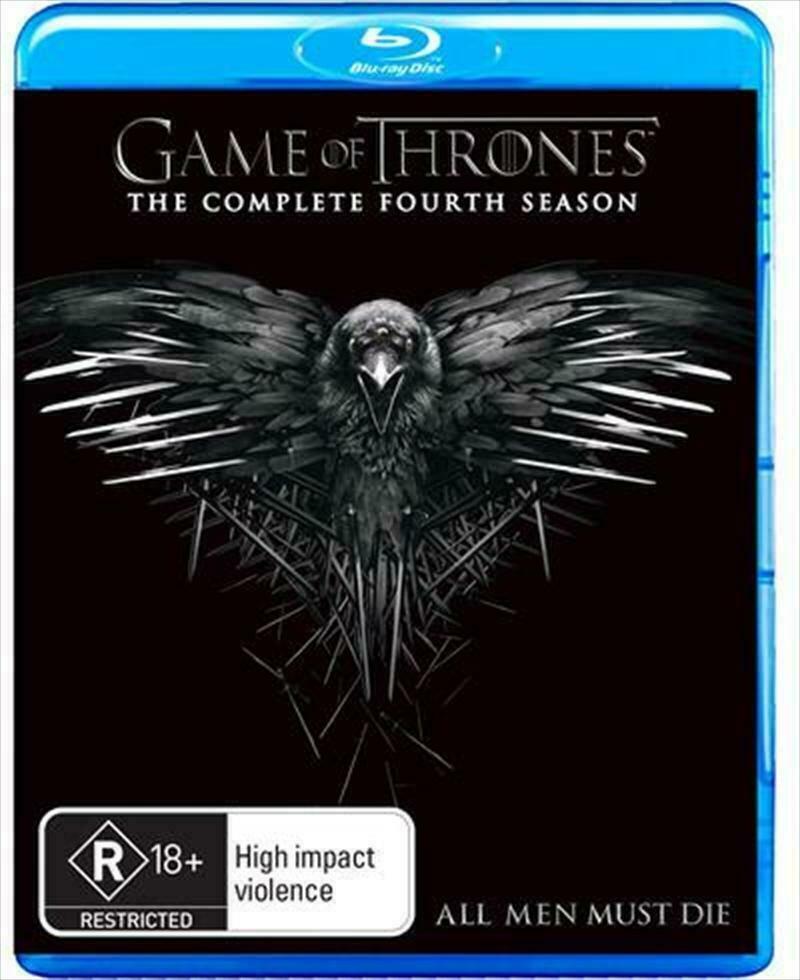 Game Of Thrones - Season 4 (4 Disc Set, 2015, Blu-ray) - NEW+SEALED