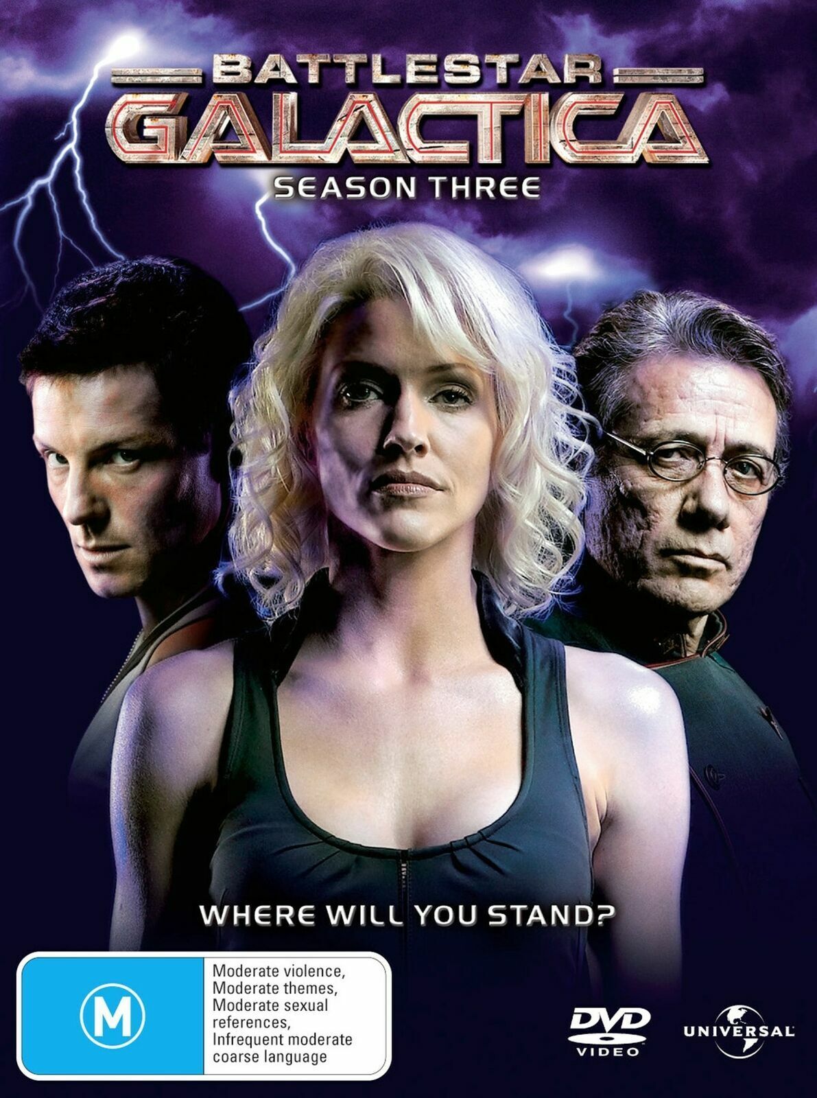 Battlestar Galactica Season 3  (DVD 5 Disc Set) Region 2,4,5 - NEW+SEALED 