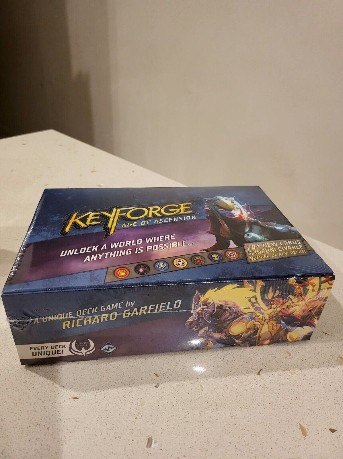 Keyforge Display Deck Box Contains 12 Decks Sealed TCG Age Of Ascension NEW SEAL