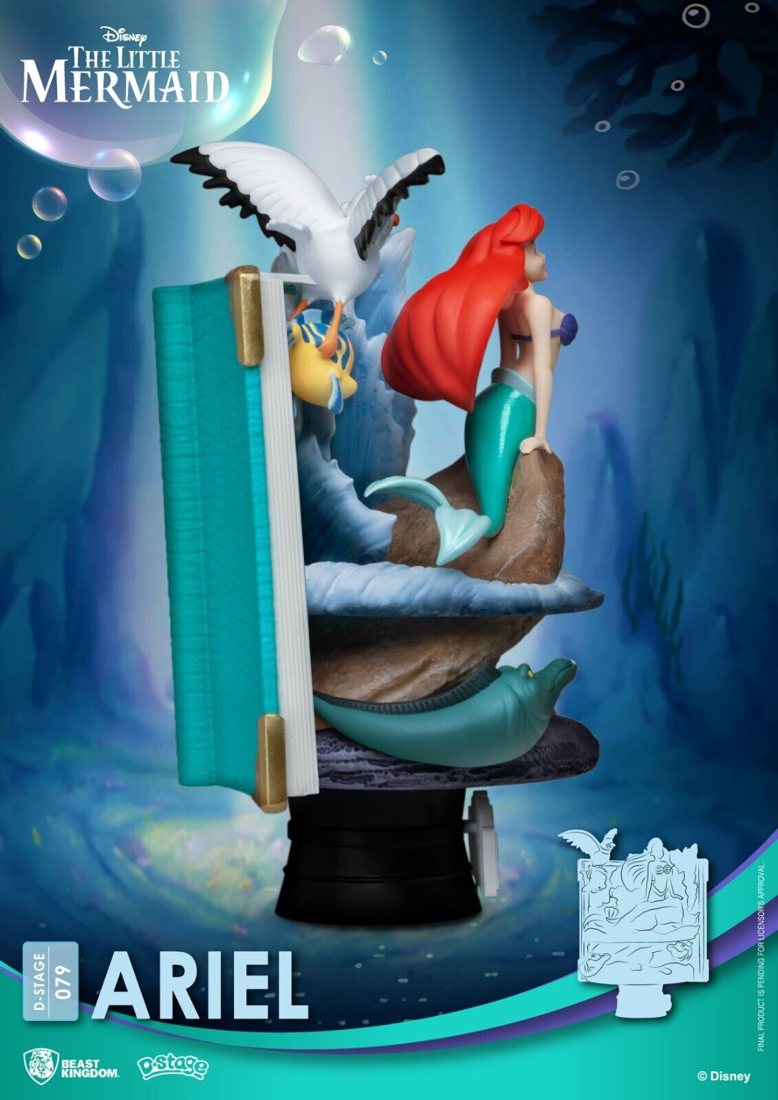 Beast Kingdom D Stage Story Book Series The Little Mermaid Ariel