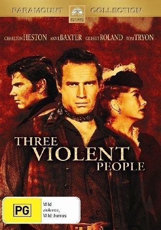 Three Violent People DVD (Region 4) NEW+SEALED 