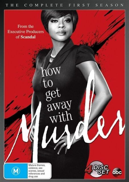 How To Get Away With Murder :Season 1 (DVD, 2015,4-Disc Set) Region 4 - NEW+SEAL