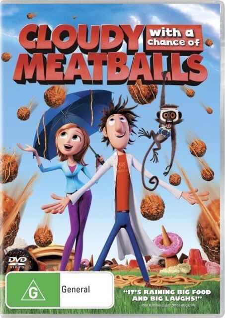 Cloudy With A Chance Of Meatballs DVD (PAL, 2010) NEW+SEALED 